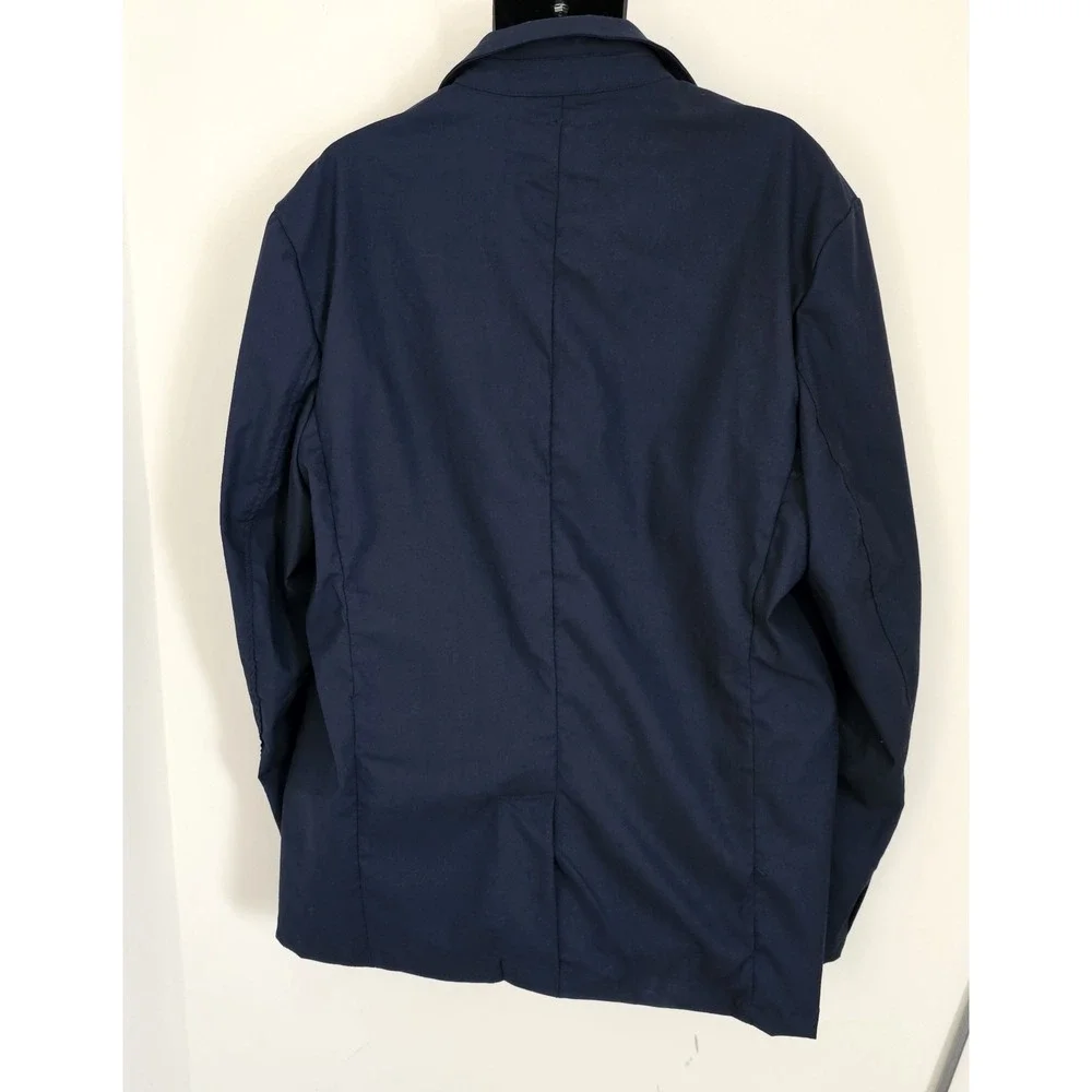 MICHAEL KORS Cotton Blazer Navy Blue Sport‎ Coat 46R